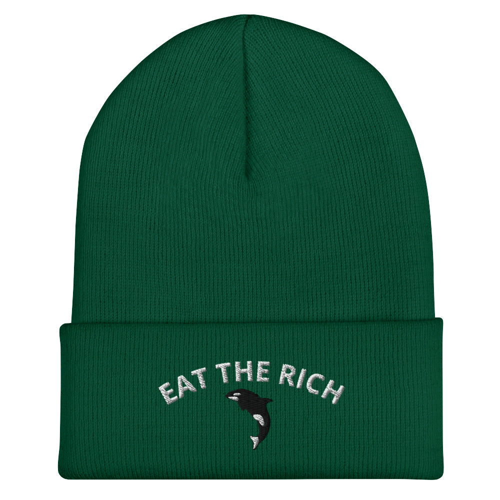 Eat the Rich Cuffed Beanie