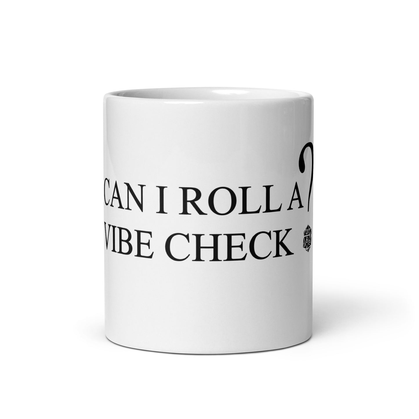 Vibe Check White Glossy Mug