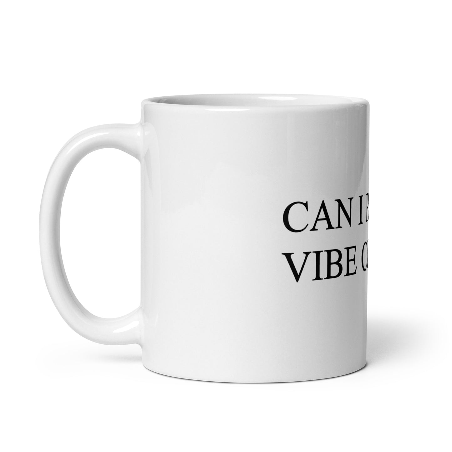 Vibe Check White Glossy Mug